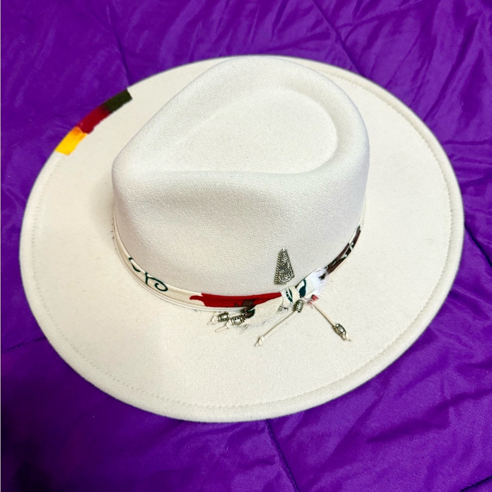 Stylish White Western Hat